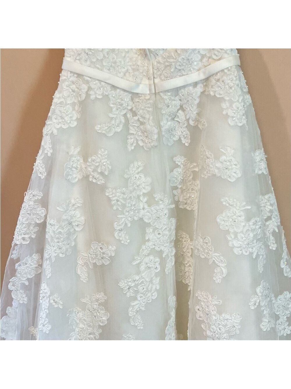 Galina Strapless Bridal or Quinceañera Gown- Midi Length - Picture 9 of 12
